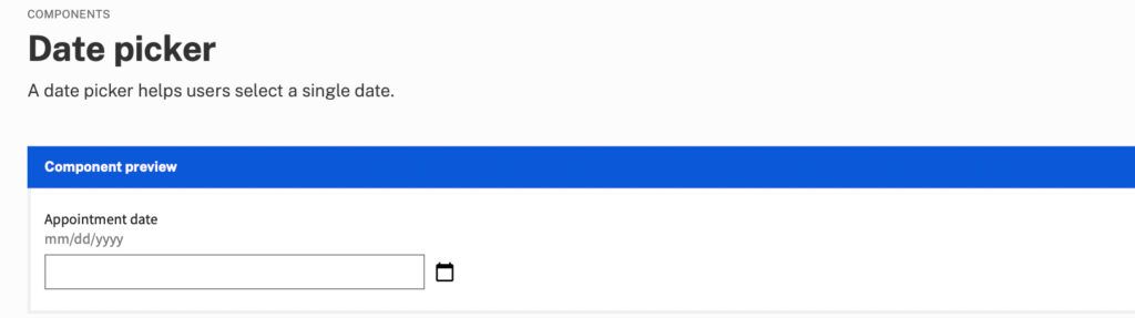 uswds date picker