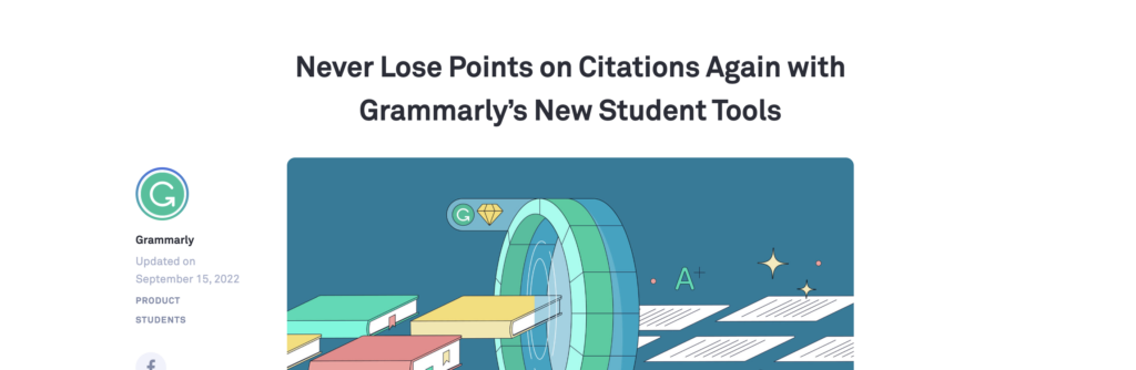 web structure grammarly example